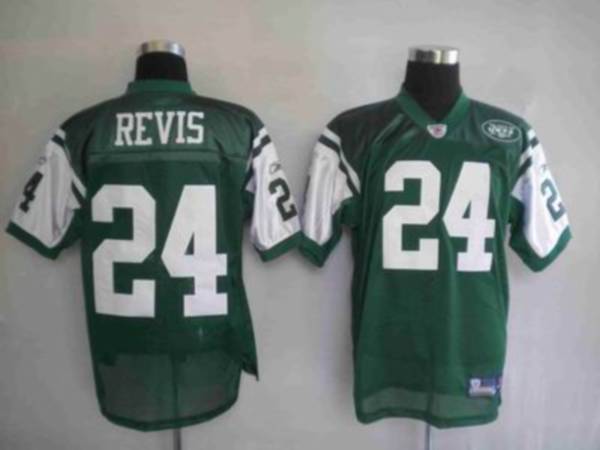 Jets #24 Darrelle Revis Green Stitched Youth NFL Jersey