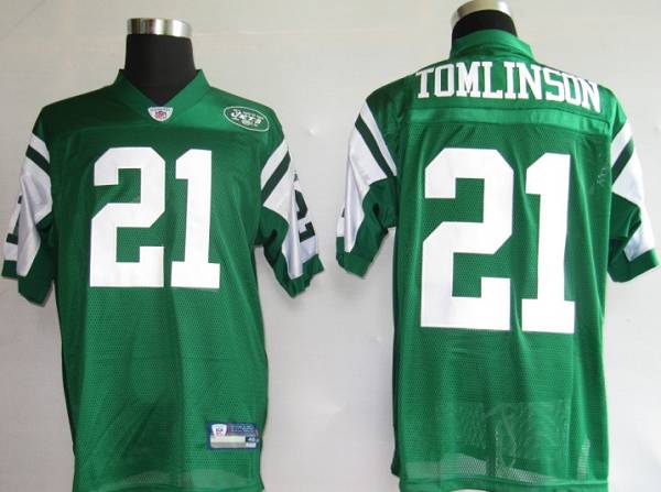 Jets #21 LaDainian Tomlinson Green Stitched Youth NFL Jersey