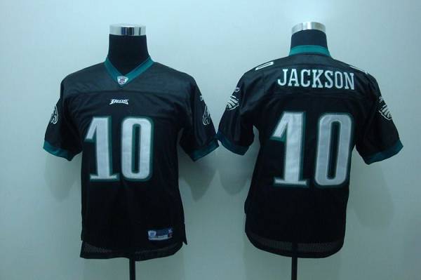 Eagles #10 DeSean Jackson Black Stitched Youth NFL Jersey