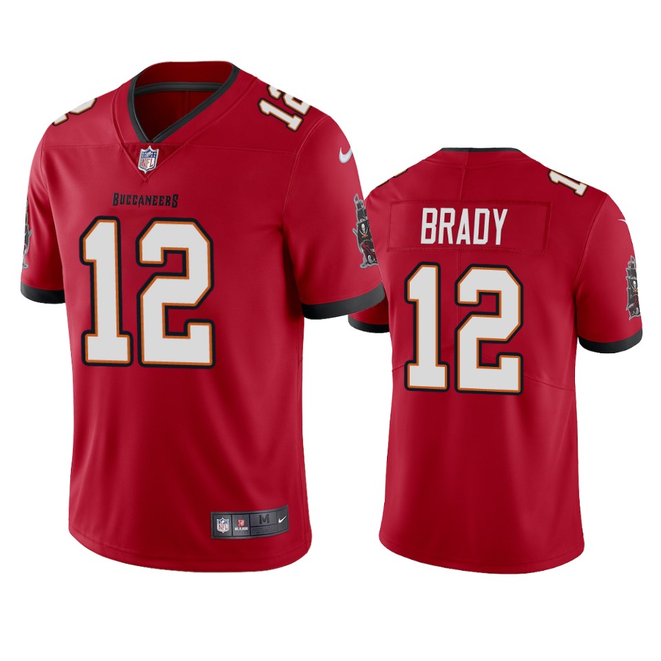 Youth Tampa Bay Buccaneers #12 Tom Brady New Red Vapor Untouchable Limited Stitched NFL Jersey