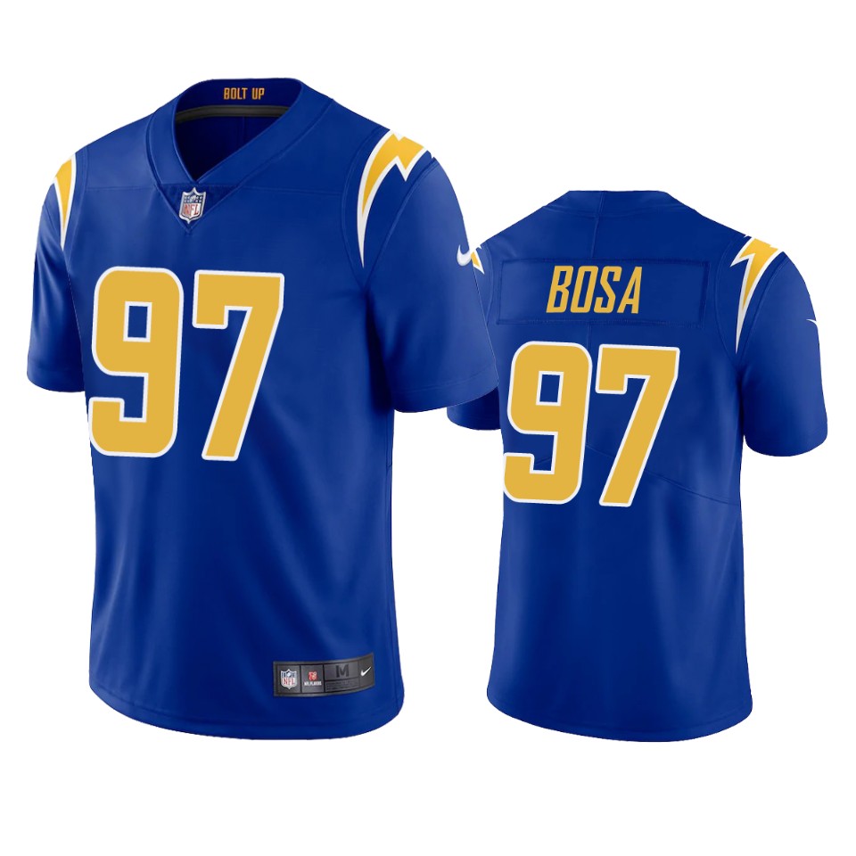 Youth Los Angeles Chargers #97 Joey Bosa Royal Vapor Untouchable Limited Stitched Jersey