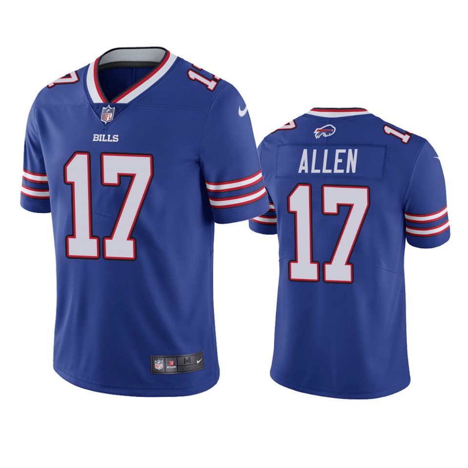Youth Buffalo Bills #17 Josh Allen Royal Blue Vapor Untouchable Limited Stitched NFL Jersey