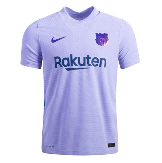 Youth Barcelona 2021/22 Purple Away Soccer Jersey