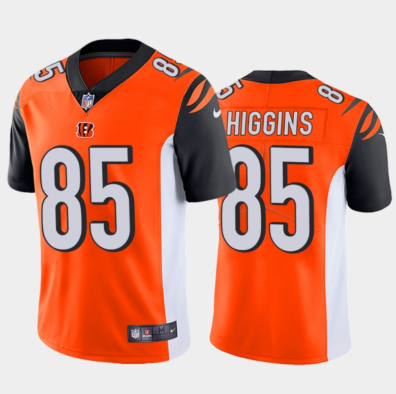 Toddler Cincinnati Bengals #85 Tee Higgins Orange Vapor Untouchable Limited Stitched NFL Jersey