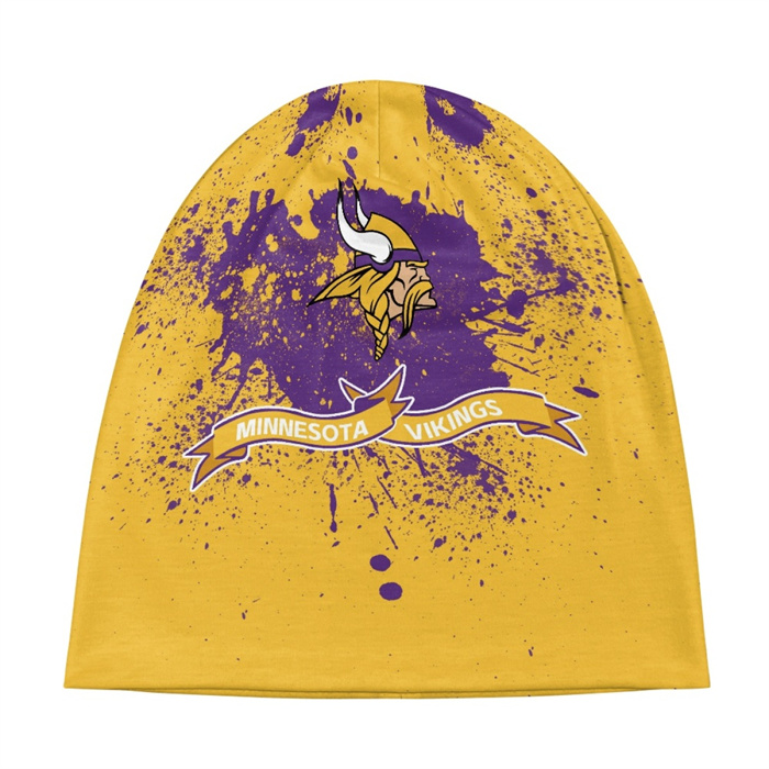 Minnesota Vikings Baggy Skull Hats 064