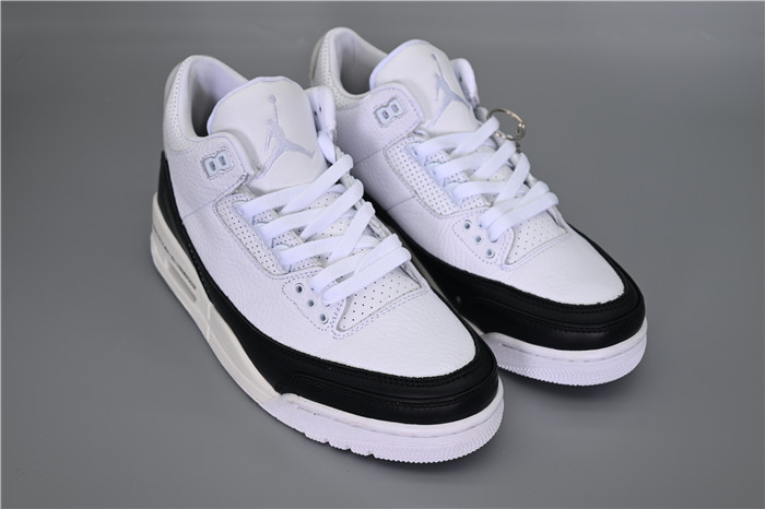 Men's Running weapon Air Jordan 3 White/Black OG Shoes 070