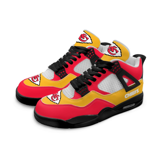 Women's Kansas City Chiefs Running weapon Air Jordan 4 Shoes 0001