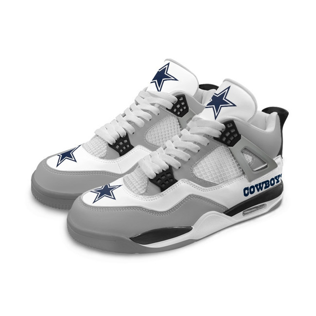 Women's Dallas Cowboys Running weapon Air Jordan 4 Shoes 0002