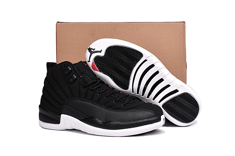 Running weapon Chepaest Air Jordan 12 Shoes Retro Men Black/White