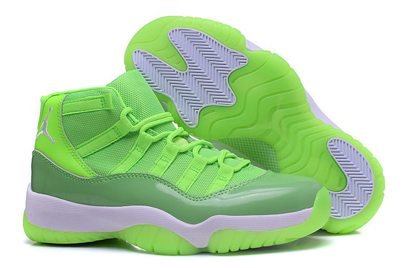 Running weapon Cheap Air Jordan 11 Shoes Retro Fluorescence Green