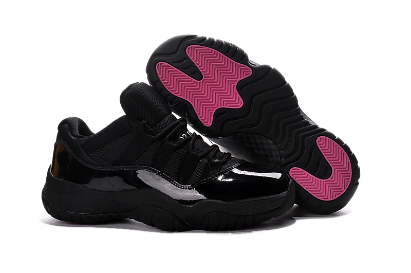 Running weapon Cheap Air Jordan 11 Shoes Retro Women Black/Pink
