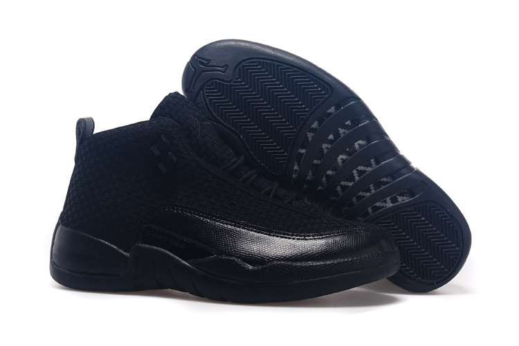 Running weapon Cheap Wholesale Nike Shoes Air Jordan 12 Future All Black