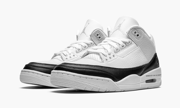 Men's Running weapon Air Jordan 3 White Black Shoes 043