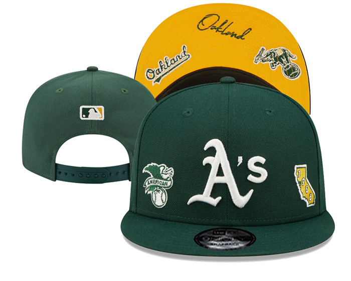 Oakland Athletics Stitched Snapback Hats 015