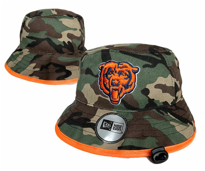 Chicago Bears Salute To Service Stitched Bucket Fisherman Hats 0129