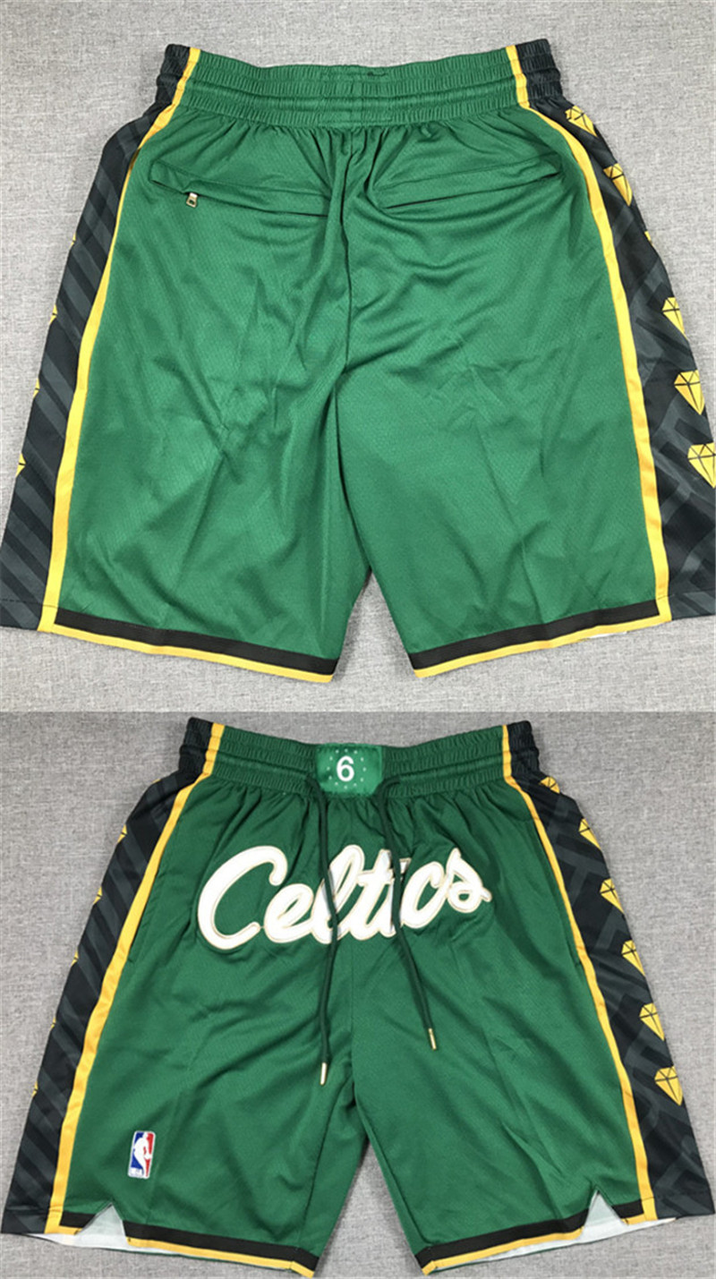 Men's Boston Celtics 2022/23 City Edition Green Shorts