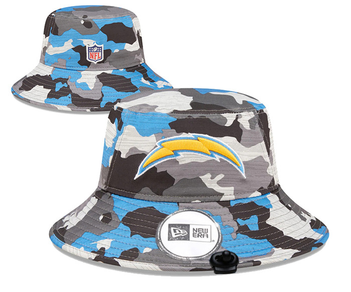 Los Angeles Chargers Stitched Bucket Fisherman Hats 058