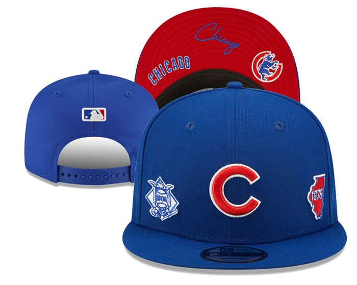 Chicago Cubs Stitched Snapback Hats 027