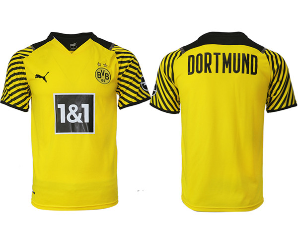 Men's Borussia Dortmund Yellow Home Soccer Jersey