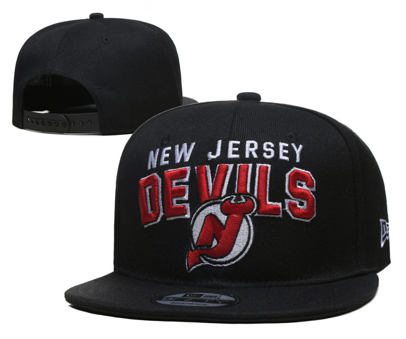 New Jersey Devils Stitched Snapback Hats 005