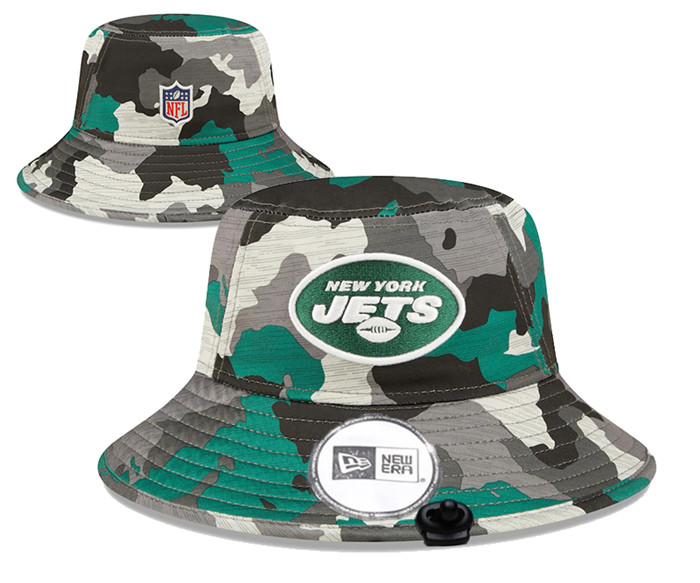 New York Jets Stitched Bucket Fisherman Hats 044