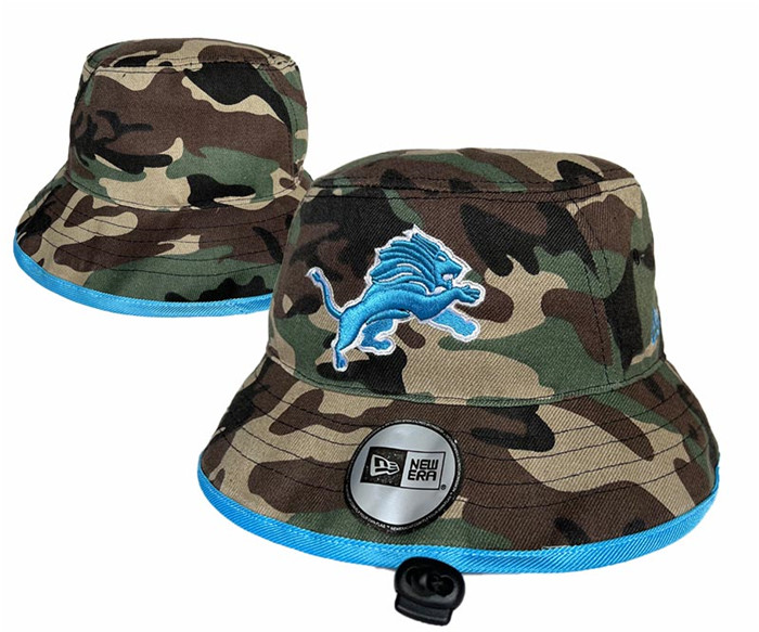 Detroit Lions Salute To Service Stitched Bucket Fisherman Hats 068