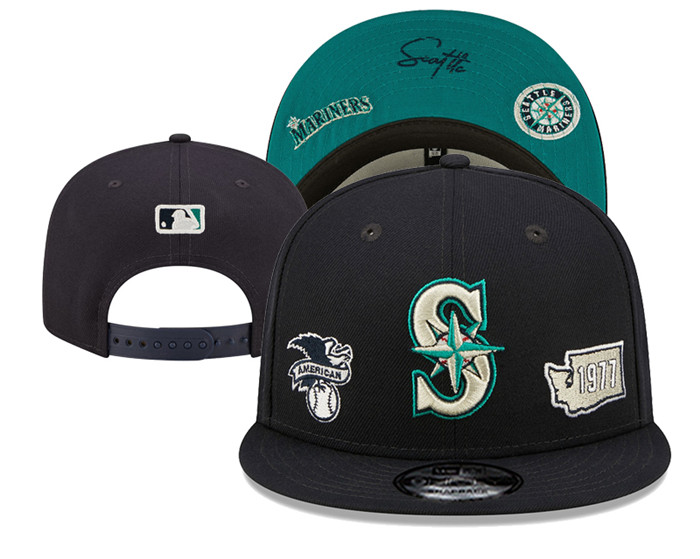 Seattle Mariners Stitched Snapback Hats 009