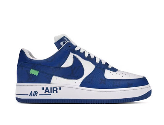 Men's Air Force 1 Royal/White Low Shoes 0373