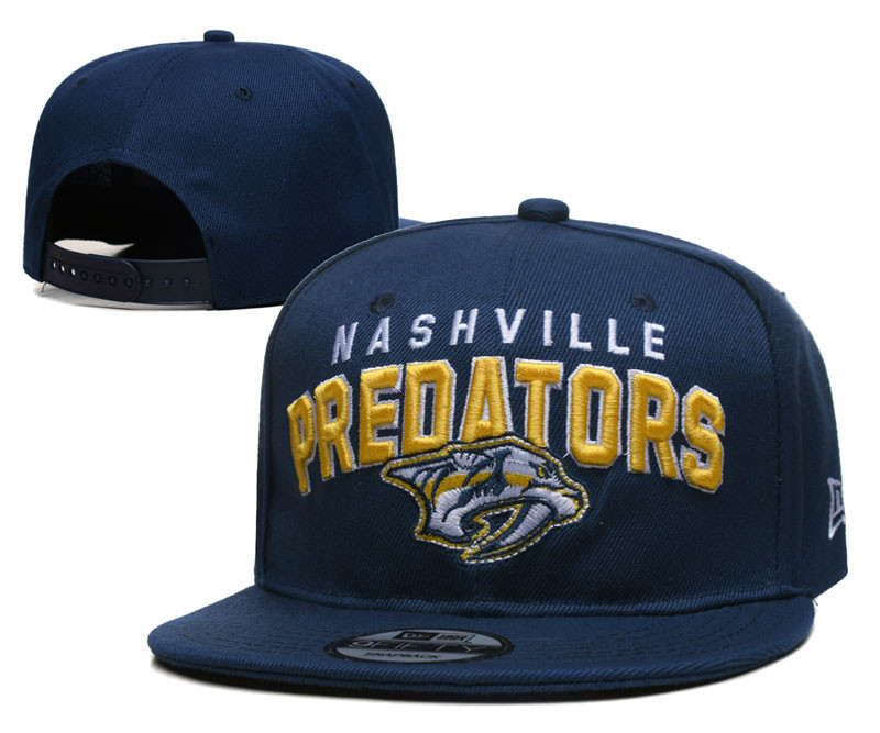 Nashville Predators Stitched Snapback Hats 005