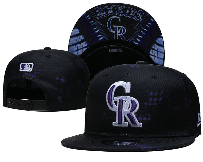 Colorado Rockies Stitched Snapback Hats 005