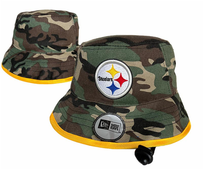 Pittsburgh Steelers Salute To Service Stitched Bucket Fisherman Hats 0130