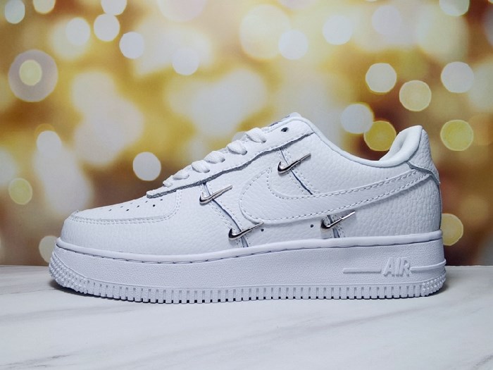 Women's Air Force 1 White Shoes 0164